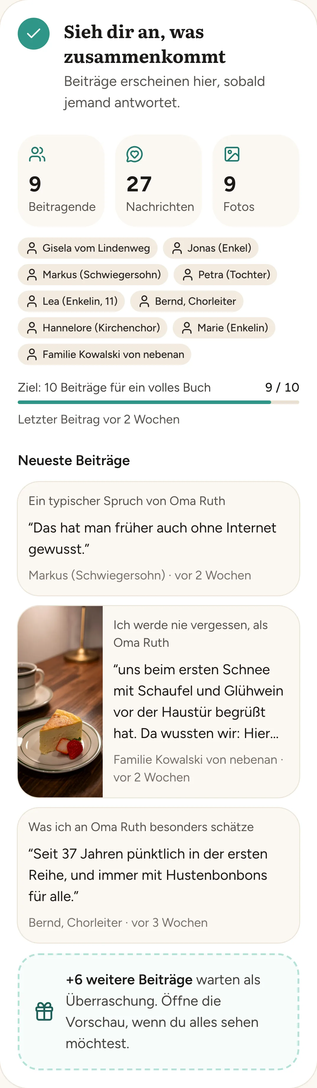 Neueste Beiträge auf dem Handy
